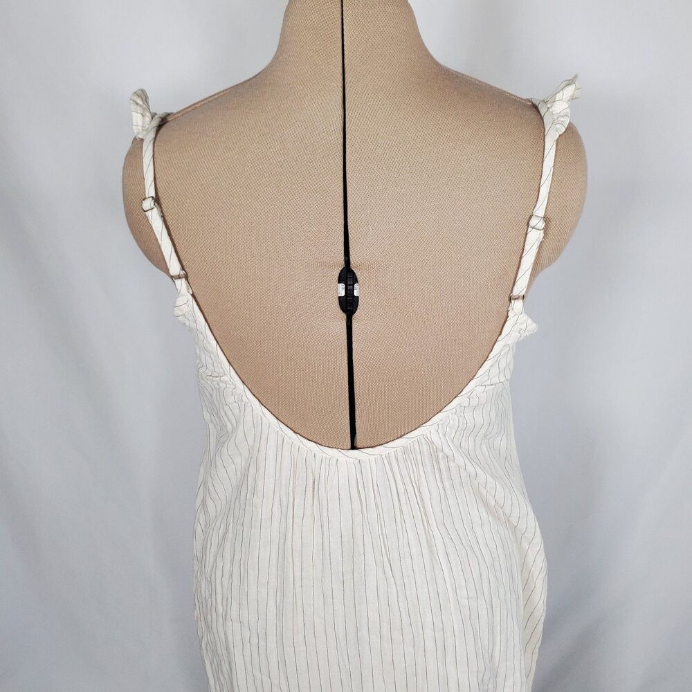 NWT Soma Women’s Dress Size XS White Black 100% Cotton Maxi Flowy Swim Cover-Up - Picture 5 of 12